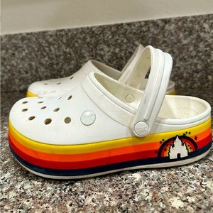 Disney authentic platform crocs